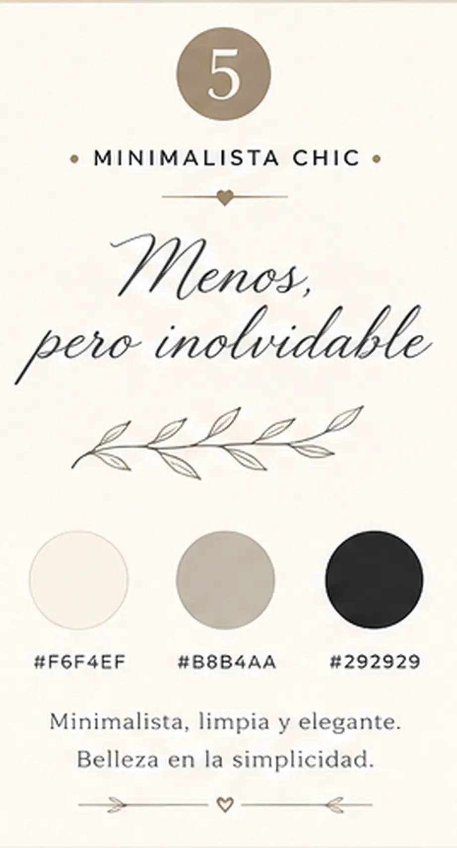 col5 - Minimalista Chic