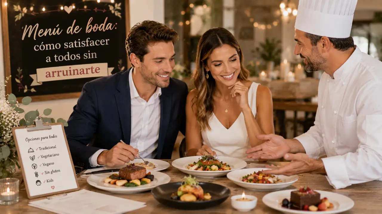 Menú de boda: cómo satisfacer a todos sin arruinarte