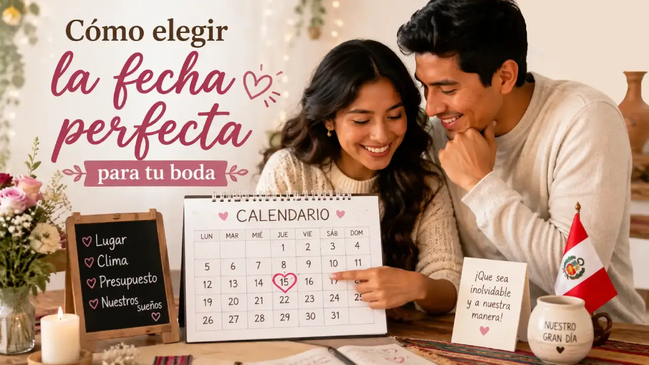 Cómo elegir la fecha perfecta para tu boda